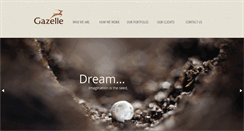 Desktop Screenshot of gazelledesign.com